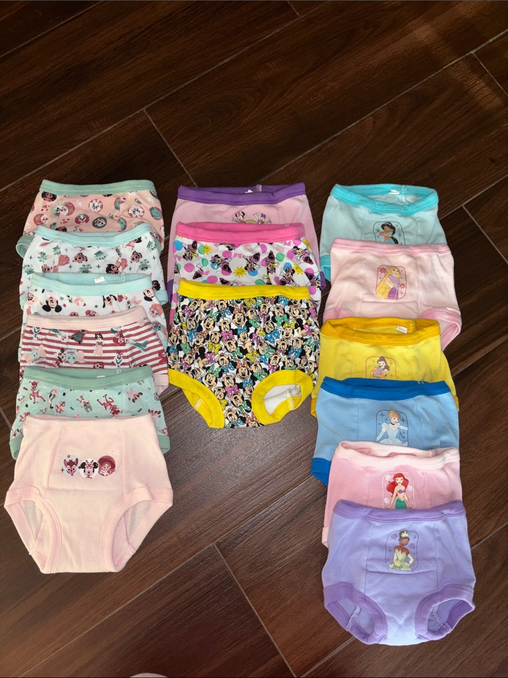 Training cotton underwear Disney princess and Mickey Mouse 2T and 4T lot